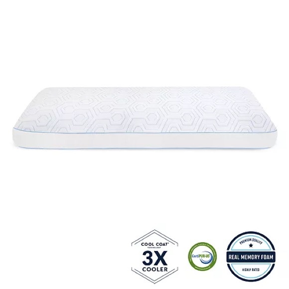 SENSORGEL Arctic Gusset Gel-Infused Memory Foam Pillow w/ Cool Coat Tech, NWT. - Picture 5 of 6